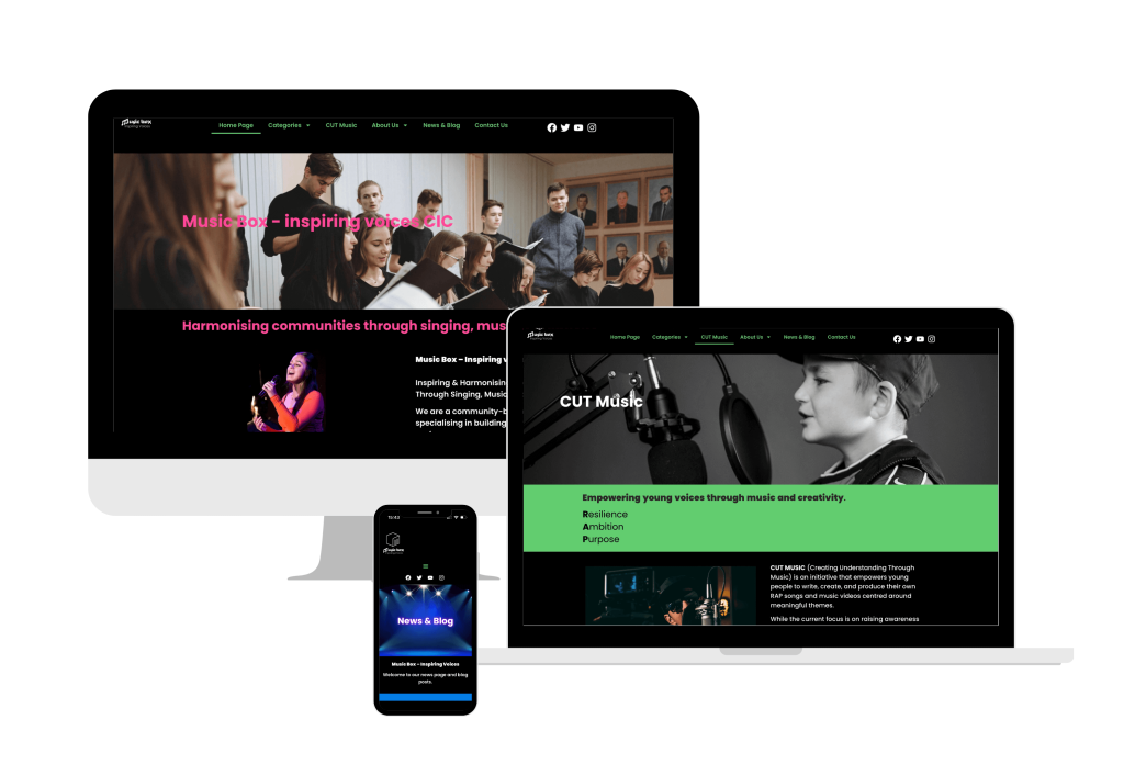 Mouse Blue Creative website designs