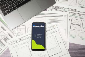 Mouse blue creative Strategy Before Website Design